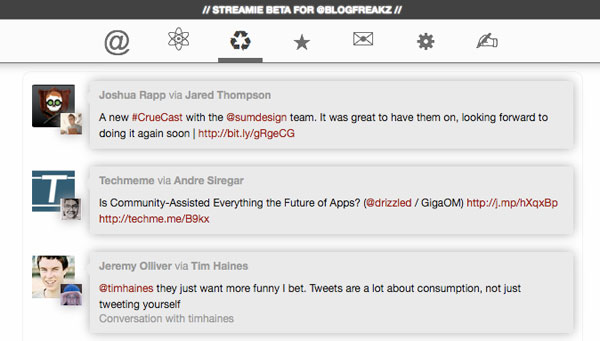 streamie Streamie – Open Source & Real Time Twitter Client