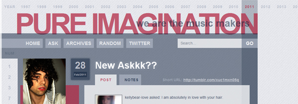 10 kingoftraversetown 35 Stunning HTML5 Standards Compliant Tumblr Themes