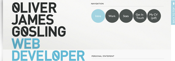 13 goslingo 26 Websites Featuring Bold, Branded Typography