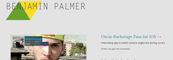 15 benjaminpalmer 35 Stunning HTML5 Standards Compliant Tumblr Themes