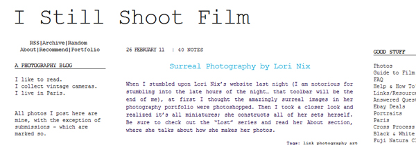 16 istillshootfilm 35 Stunning HTML5 Standards Compliant Tumblr Themes