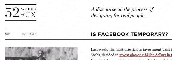 23 52weeksux 35 Stunning HTML5 Standards Compliant Tumblr Themes