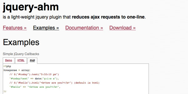 jquery ahm One Line Ajax Requests With jQuery ahm