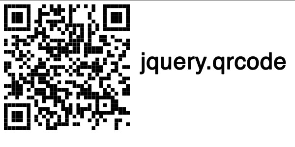 jquery.qrcode query.qrcode.js   jQuery Plugin For QRcode Generation