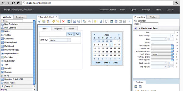 maqetta Maqetta   WYSIWYG Editor For Creating HTML5 User Interfaces