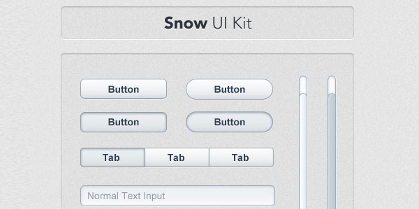 snow ui kit Snow – A Slick And Modern Web UI Kit