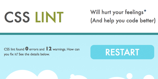 css lint CSS Lint    Find The Problems In Your CSS Code