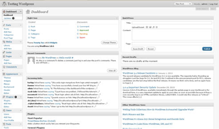 customizedash13 Customizing your Wordpress Dashboard Display