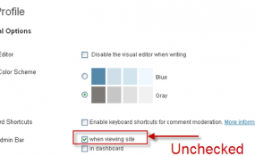 Wordpress admin bar.profile 285x175 Wordpress admin bar.profile