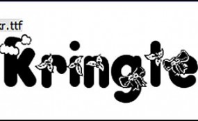 11 285x175 12 Fonts of Christmas for Your Website