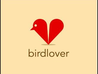 Bird Lover 328x250 30+ Creative Heart Logos