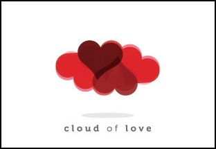 Cloud of Love 30+ Creative Heart Logos