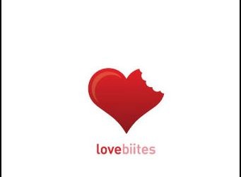 Love Biites 341x250 30+ Creative Heart Logos