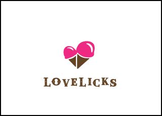 LoveLicks 30+ Creative Heart Logos