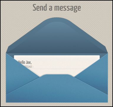 Contact Form Create a Unique CSS3 Transition Contact Form