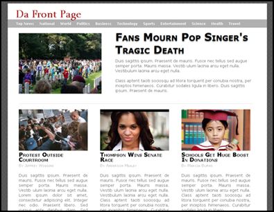 Da Font Page 40 Free HTML5 and CSS Templates