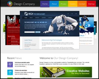 Design Company Website 40 Free HTML5 and CSS Templates