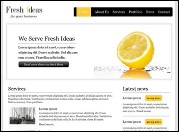 Freshideas 40 Free HTML5 and CSS Templates