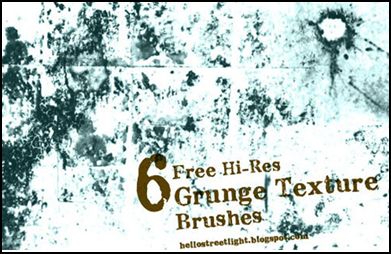High Res Textured Grunge 15 First Quarter Photoshop Brush Packs for 2012