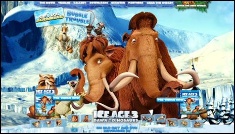 Ice Age 3 20 Movie Sites That Can Inspire Your Design 
