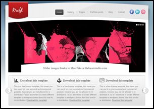 Kroft 40 Free HTML5 and CSS Templates