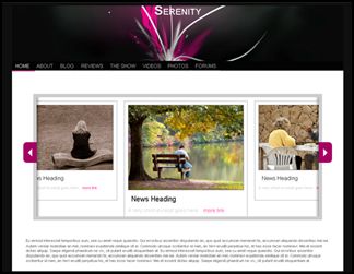 Serenity 40 Free HTML5 and CSS Templates
