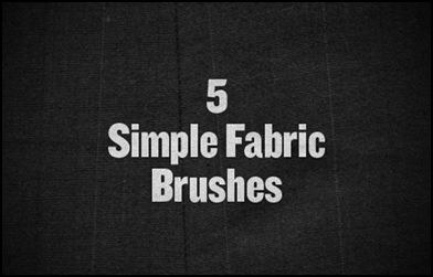 Simple Fabric 15 First Quarter Photoshop Brush Packs for 2012