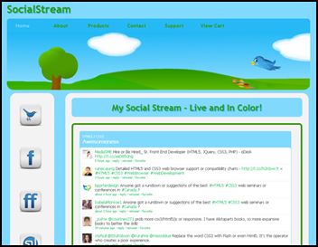 SocialStream 40 Free HTML5 and CSS Templates