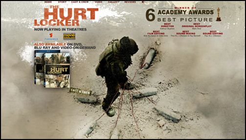 The hurt Locker 20 Movie Sites That Can Inspire Your Design 