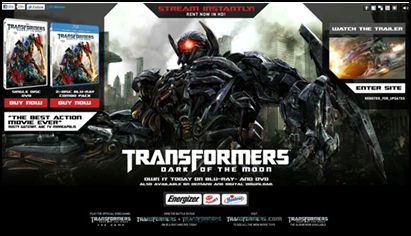 Transformers Dark of the Moon 20 Movie Sites That Can Inspire Your Design 