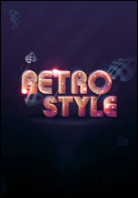 Groovy Font Shining Text Effect with Groovy Font