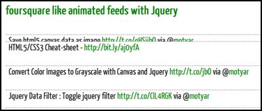 Animated Feed Animate Your News Feed With CSS And jQuery
