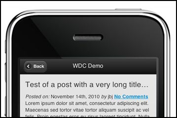 Mobile WP Theme1  Creating a Mobile WordPress Theme with jQuery Mobile