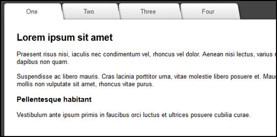 Tabs How to Create CSS3 and jQuery Folder Tabs