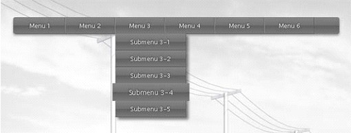 ScreenHunter 339 Sep. 25 15.43 CSS3 and HTML5 Musical Dropdown Menu