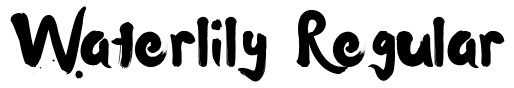 Waterlily-font