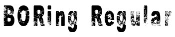 BORing-font