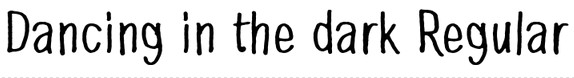 Dancing-in-the-dark-font