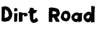 Dirt-Road-font